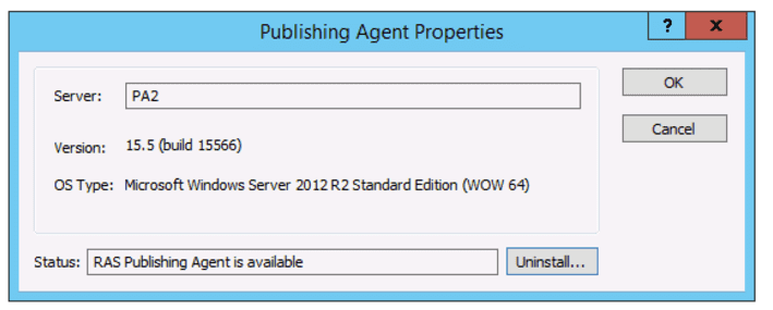 Multiple Active RAS Publishing Agents