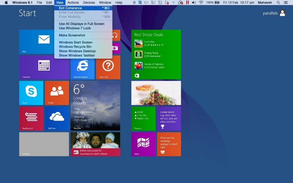 exiting parallels full screen mode from teamviewer exiting parallels full screen mode from teamviewer