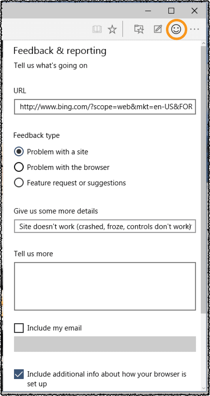 Fig 11_Project Spartan Feedback pane