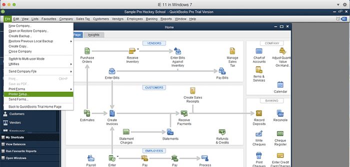 How to Print in QuickBooks in Parallels Desktop