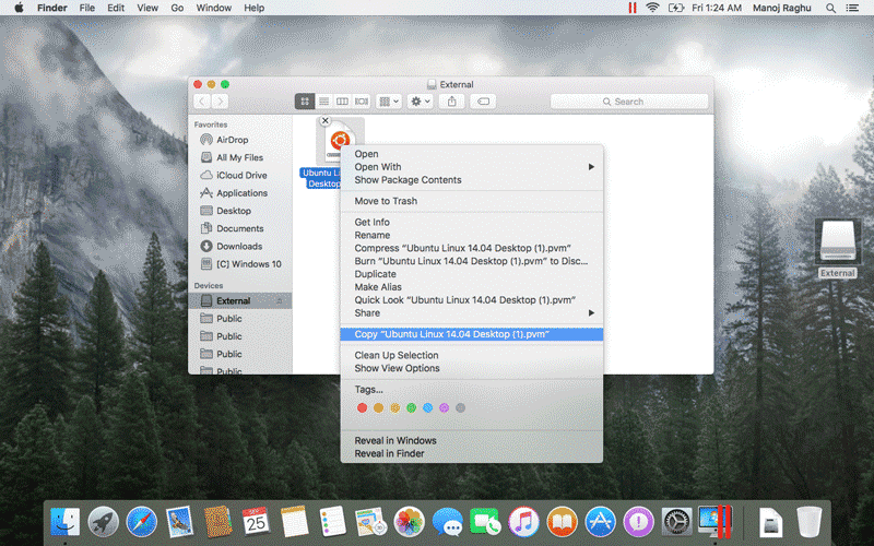 Transfer existing VM to new Mac