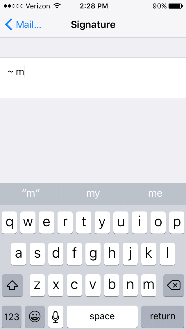how to change email signature in android phone