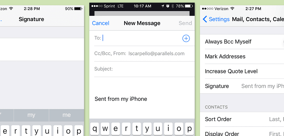 How To Update Your Iphone Or Android Email Signature