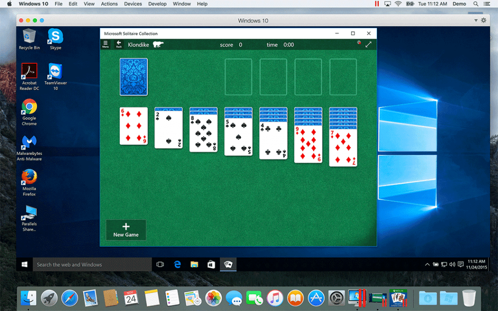 Solitaire Kaartspel Windows 10