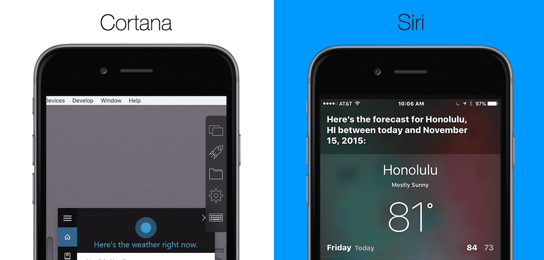 Siri vs. Cortana: Shoot-Out on the iPhone