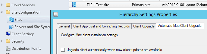 Figure 7. Parallels Mac Client auto-upgrade settings