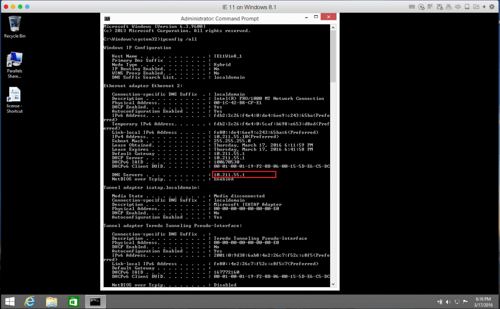 Network Troubleshooting your Parallels Desktop VM [Or any other VM]
