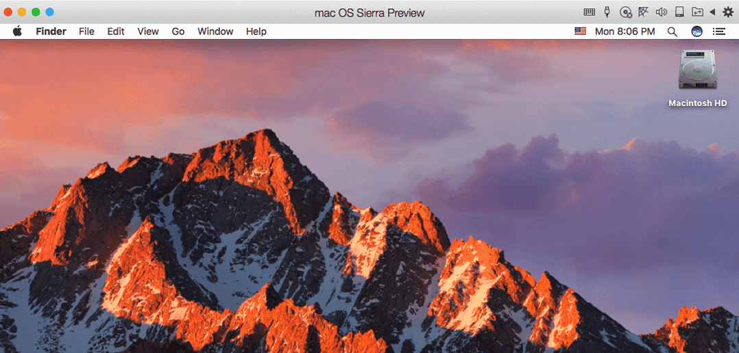 macOS Sierra beta in a VM