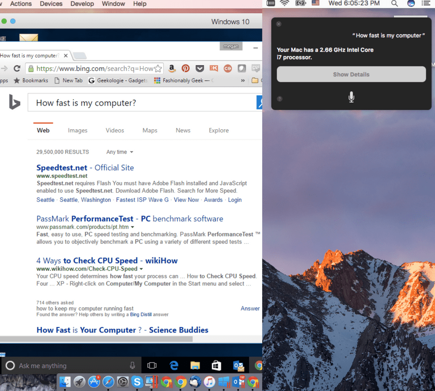Siri vs Cortana on your Mac