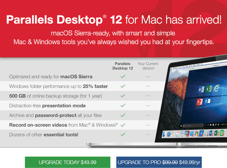 Parallels desktop for mac pro edition upgrade (1 year) Parallels desktop for mac pro edition upgrade (1 year)