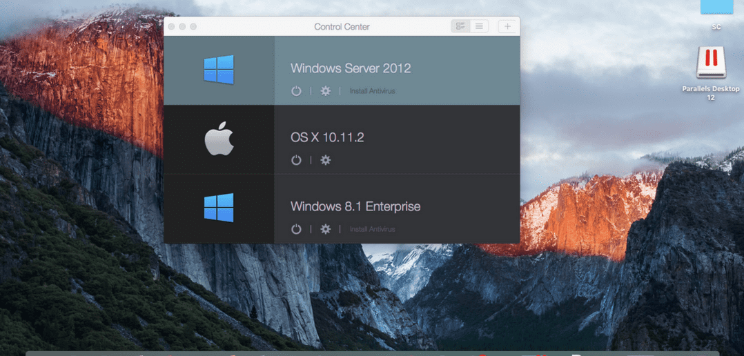 parallels desktop 12