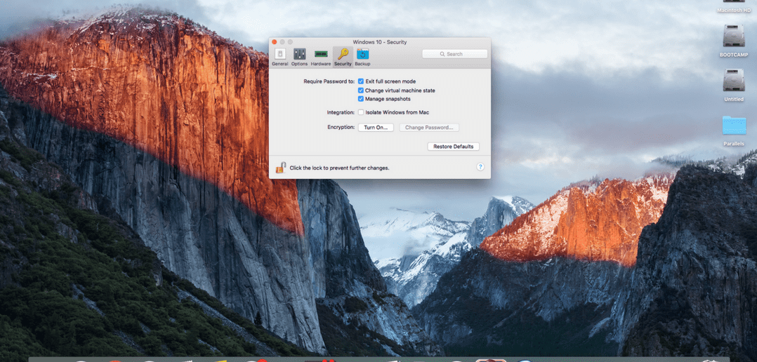 How to Set Action-based Password Requirements in Parallels Desktop