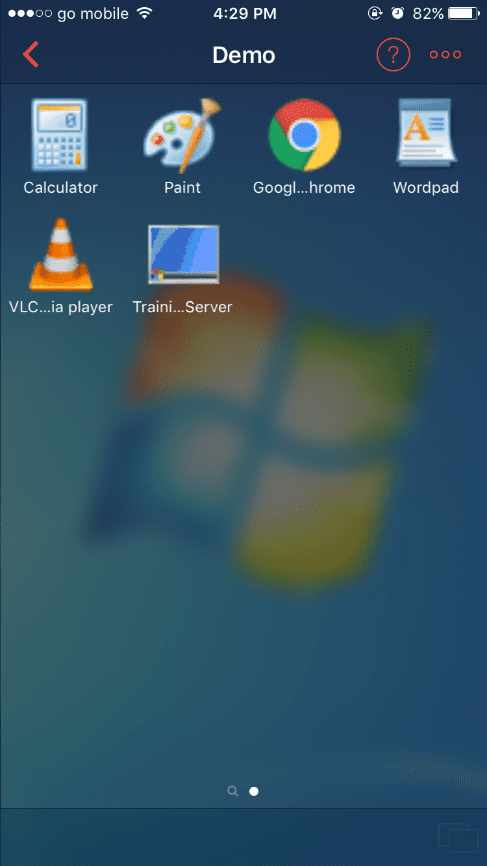 parallels client connection
