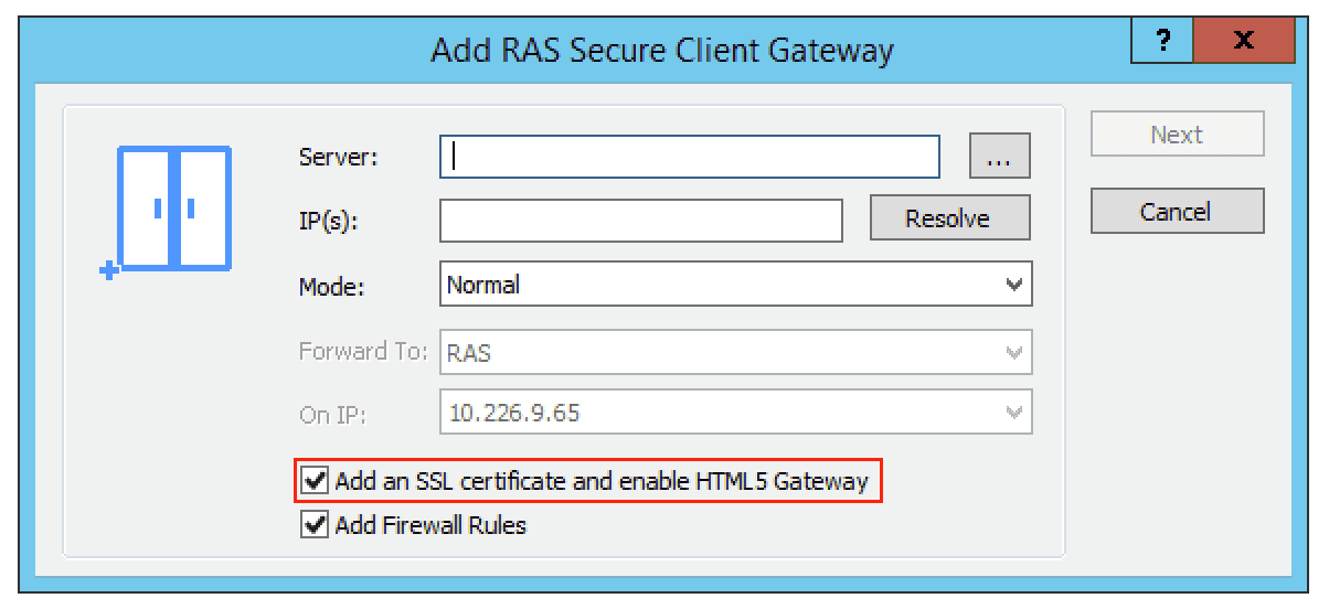 Parallels HTML5 Client 
