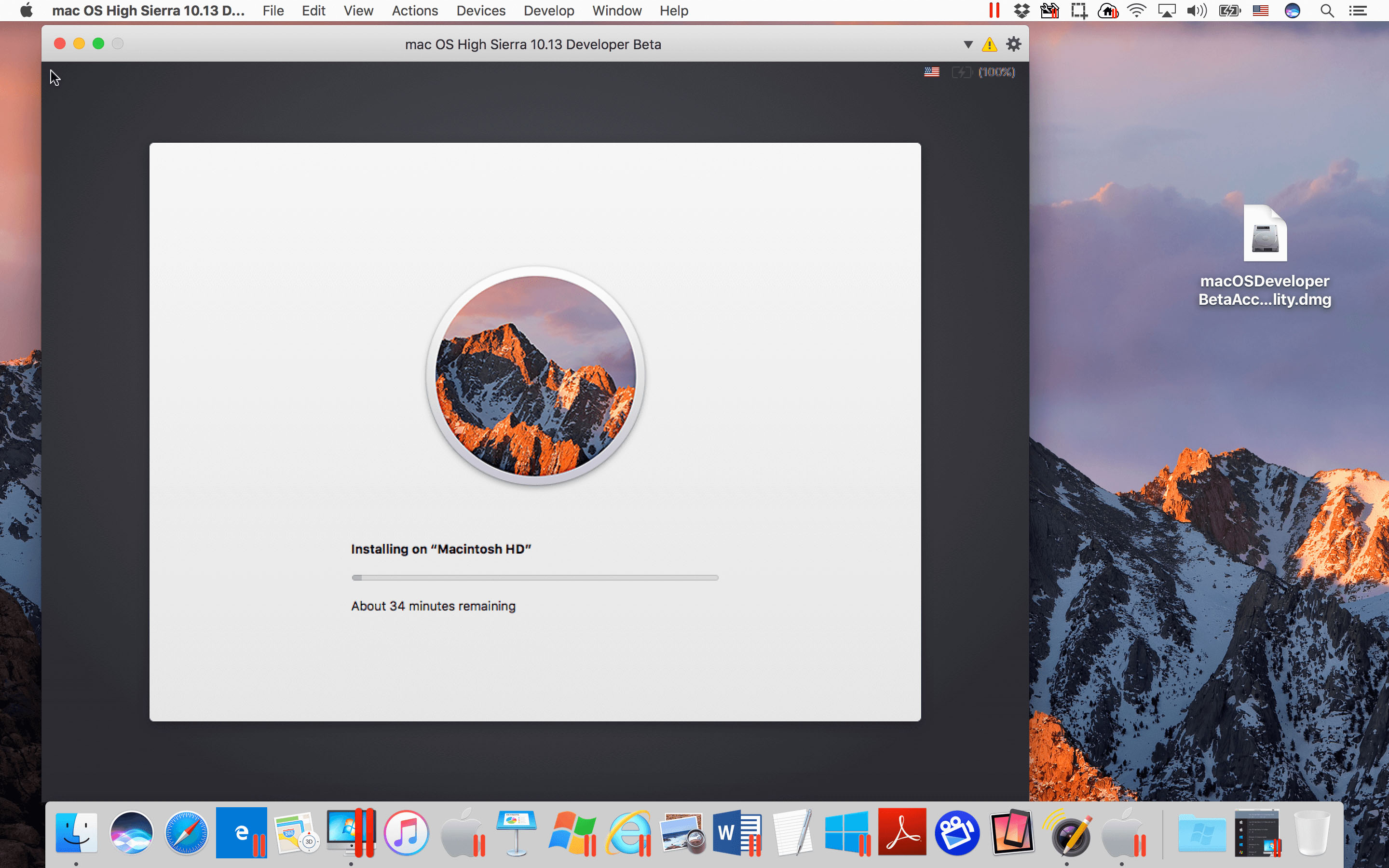 High sierra dmg. Параллель Мак ОС. Parallels High Sierra. High Sierra значок. Размеры Macos High Sierra.