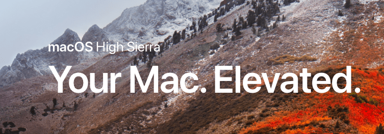 macOS high Sierra