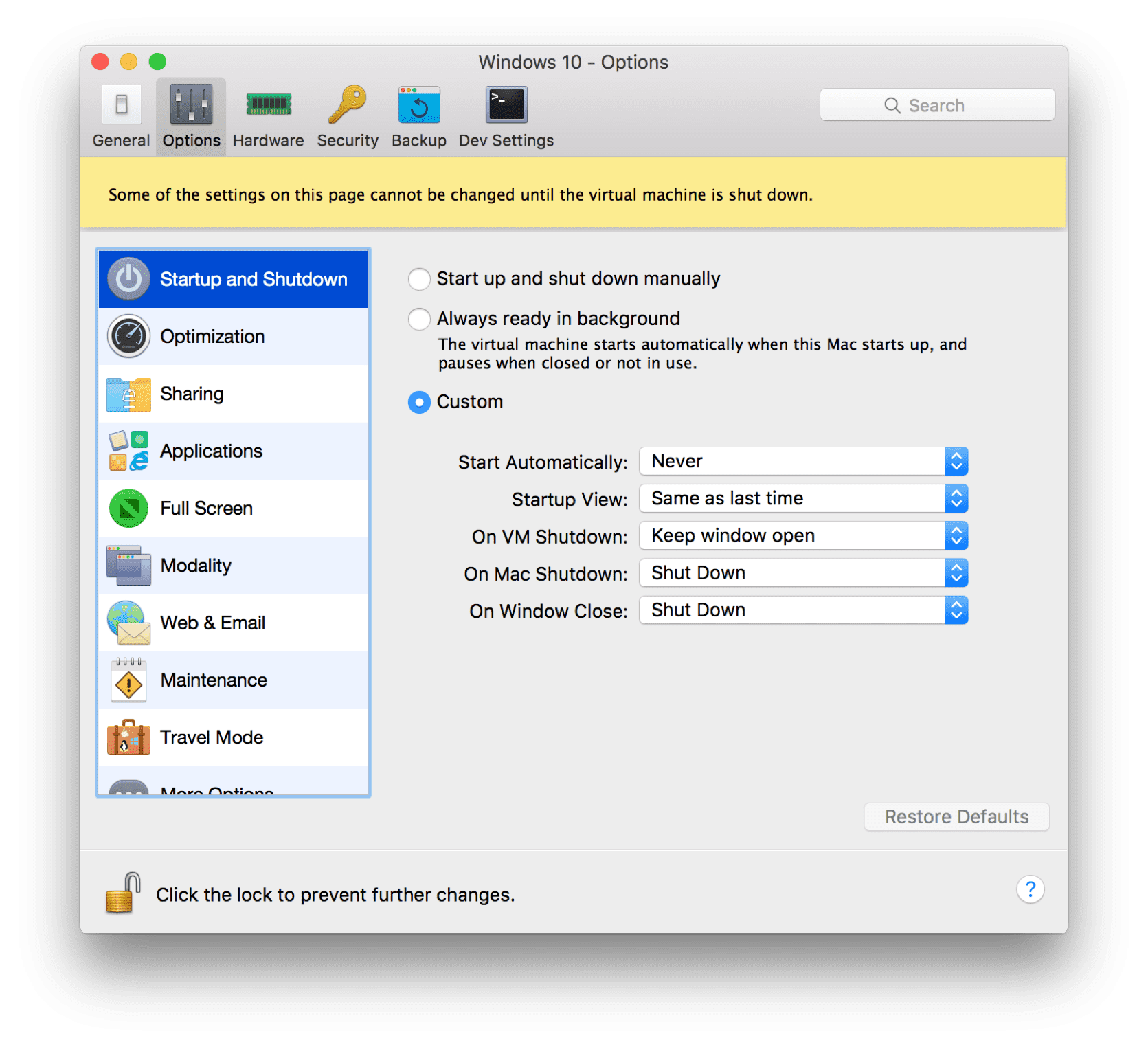 Parallels Encryption