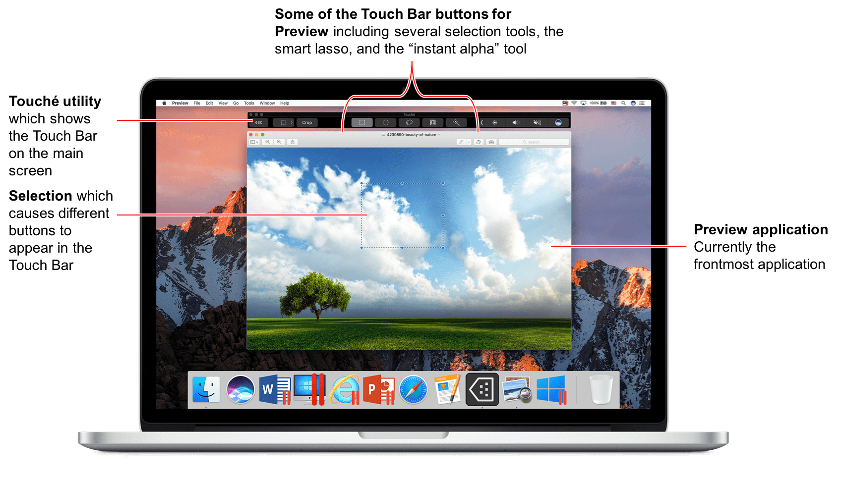 Touch Bar Parallels Desktop 13