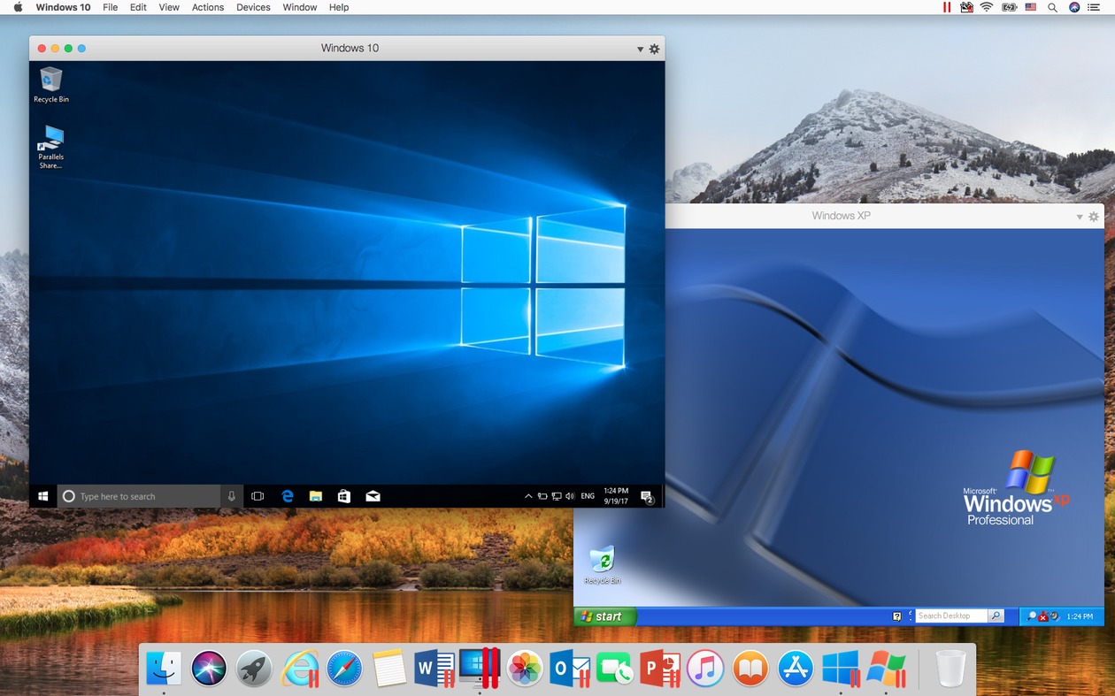 how to install windows on mac high sierra