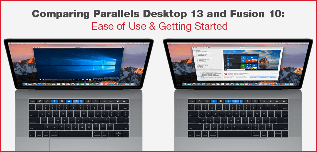 Comparing Parallels Desktop 13 and VMware Fusion 10: Ease of Use