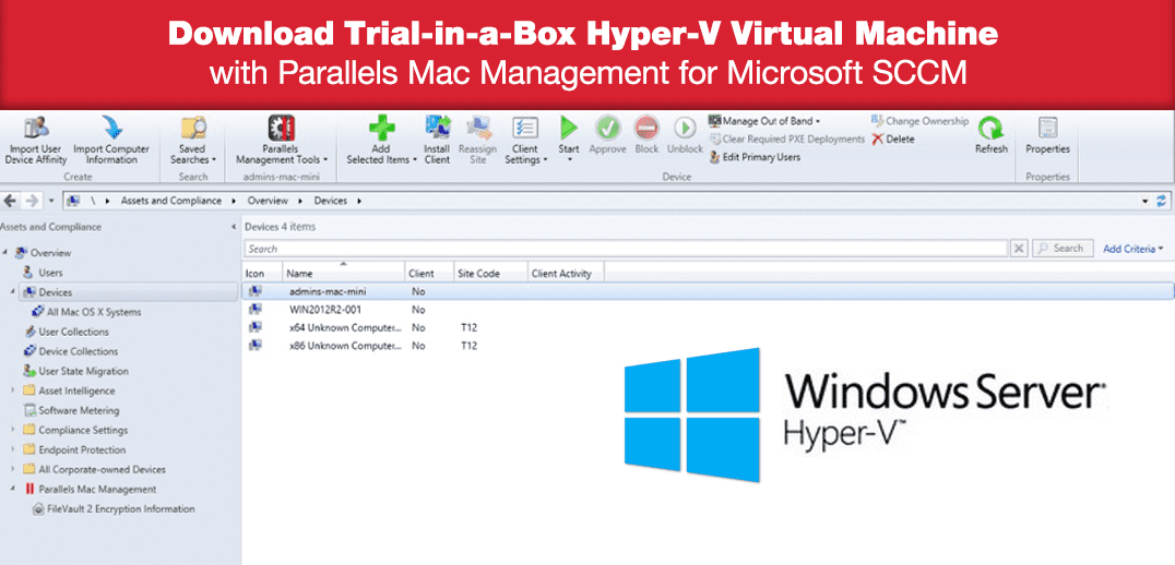 Download Trial In A Box Hyper V Virtual Machine With Parallels Mac