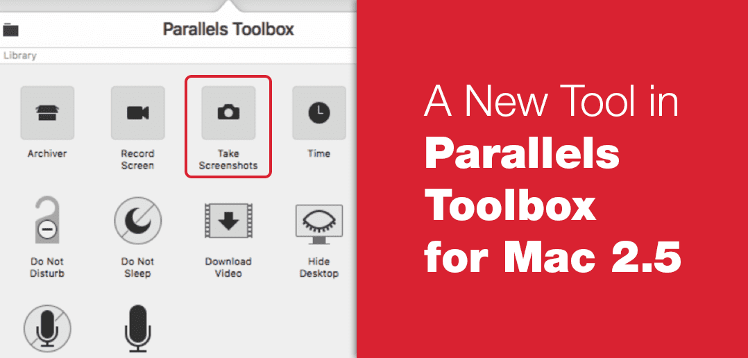 Screenshot Page: A New Tool in Parallels Toolbox for Mac 2.5