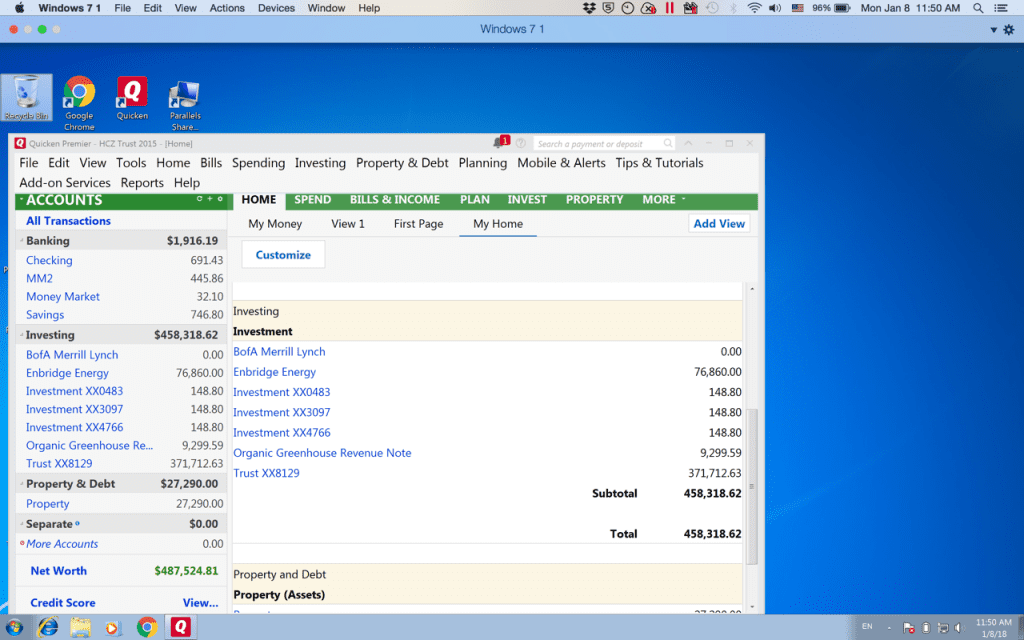 quicken for mac customize register quicken for mac customize register
