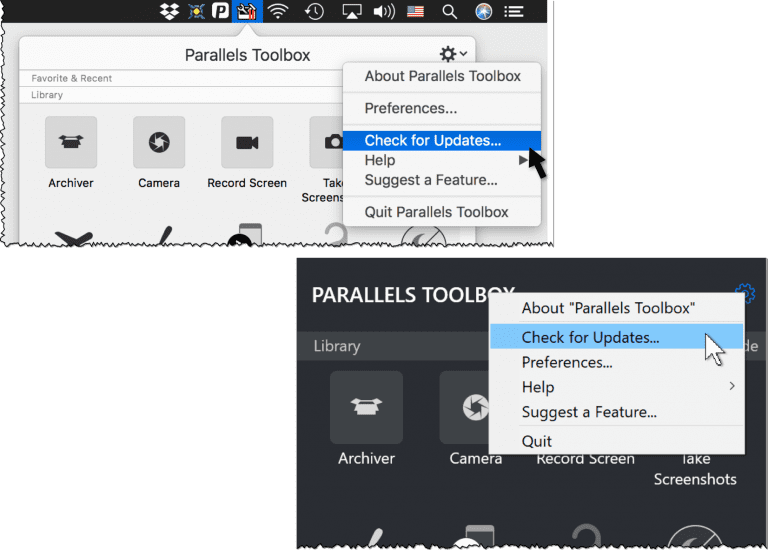 parallels toolbox serial
