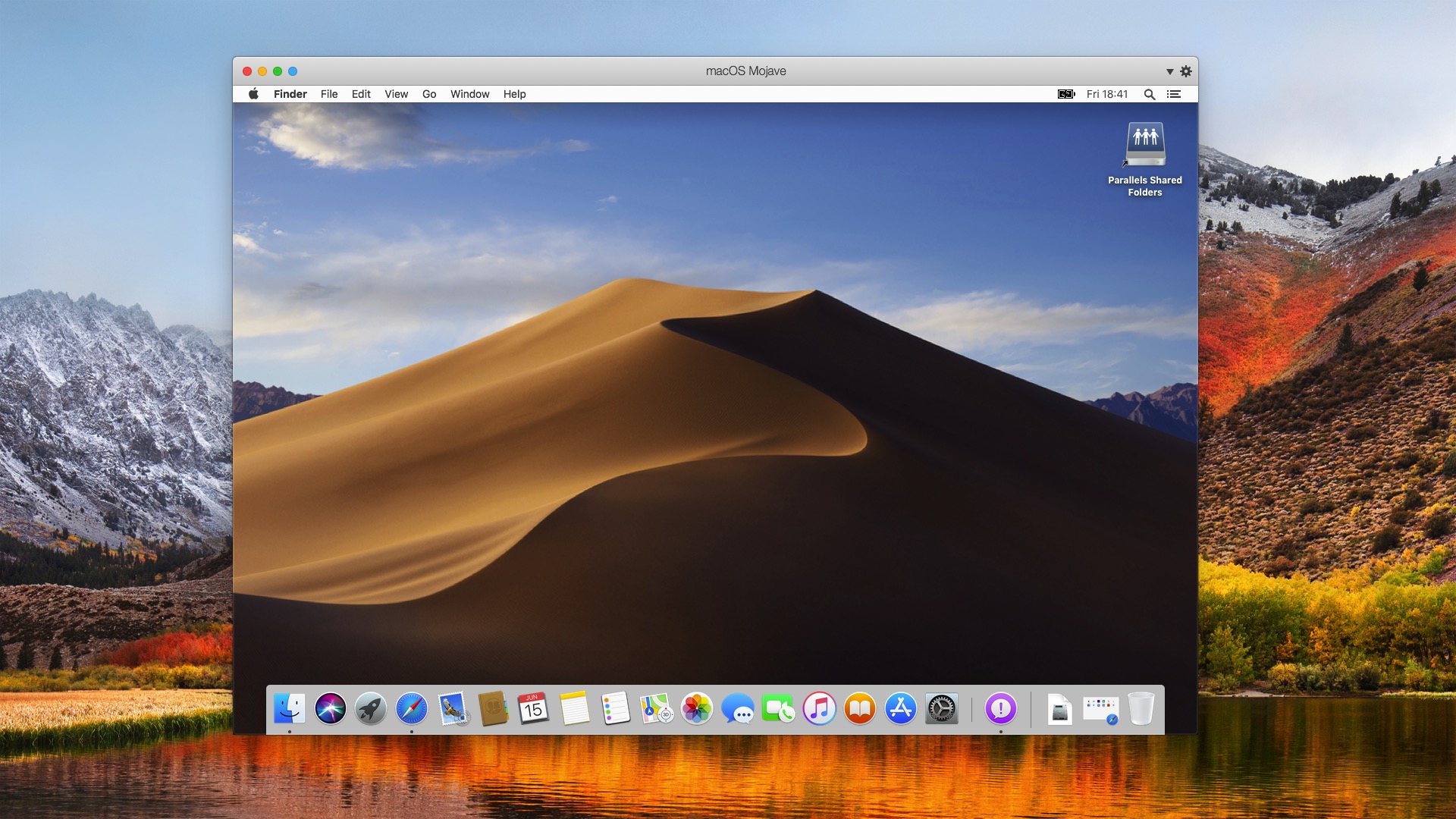 Parallels Mojave