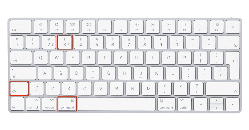 Ausstellungsbildschirm für Mac-Tastatur mit Windows drucken