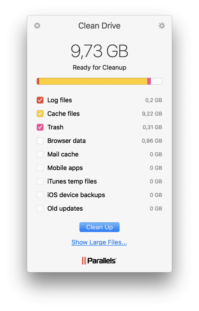How to clear cache and cookies on a mac parallels