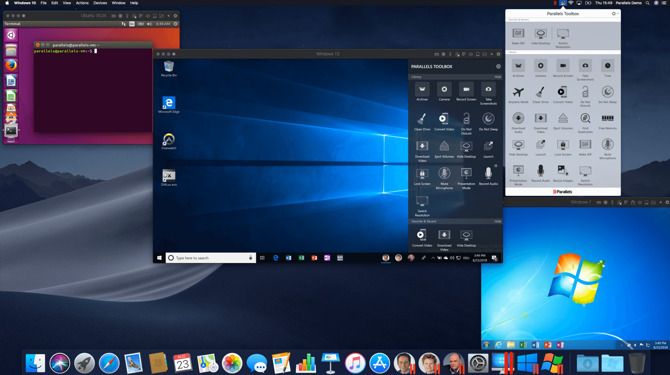 macOS Mojave Dark Mode Windows Programs