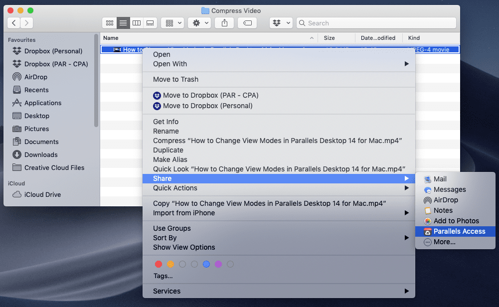 how to compress video for email on mac