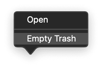 Empty Trash