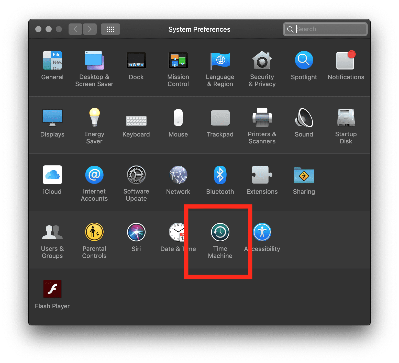 Time Machine Sys Pref "width =" 1101 "height =" 1002 "srcset =" https://www.parallels.com/blogs/app/uploads/2018/11/Time-Machine-Sys-Pref.png 1560w, https : //www.parallels.com/blogs/app/uploads/2018/11/Time-Machine-Sys-Pref-300x273.png 300w, https://www.parallels.com/blogs/app/uploads/2018/ 11 / Time-Machine-Sys-Pref-768x699.png 768w, https://www.parallels.com/blogs/app/uploads/2018/11/Time-Machine-Sys-Pref-1024x932.png 1024w "tailles = "(largeur maximale: 1101px) 100vw, 1101px