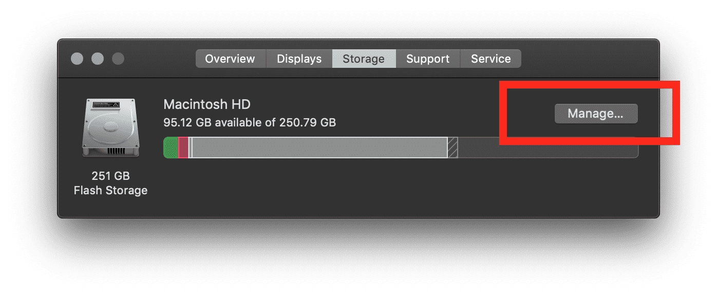 how to free up space on your macintosh hd