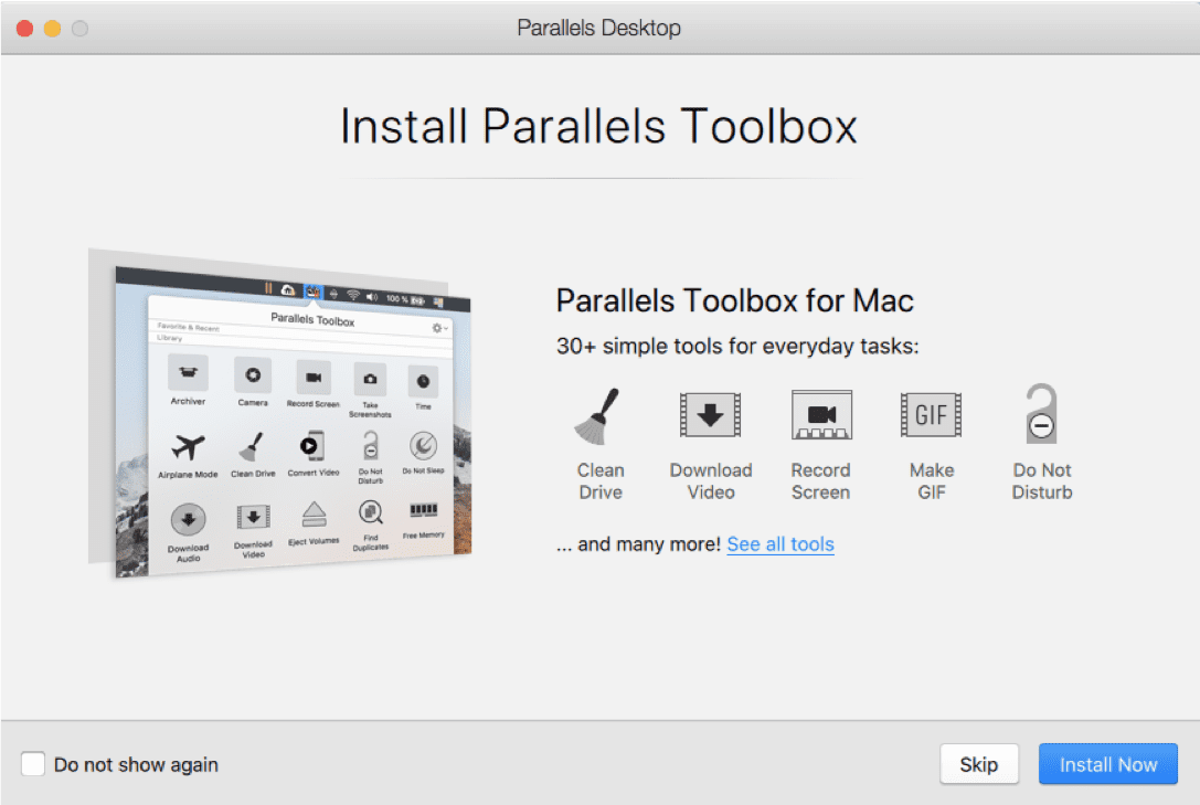 how to setup parallels for windows 10