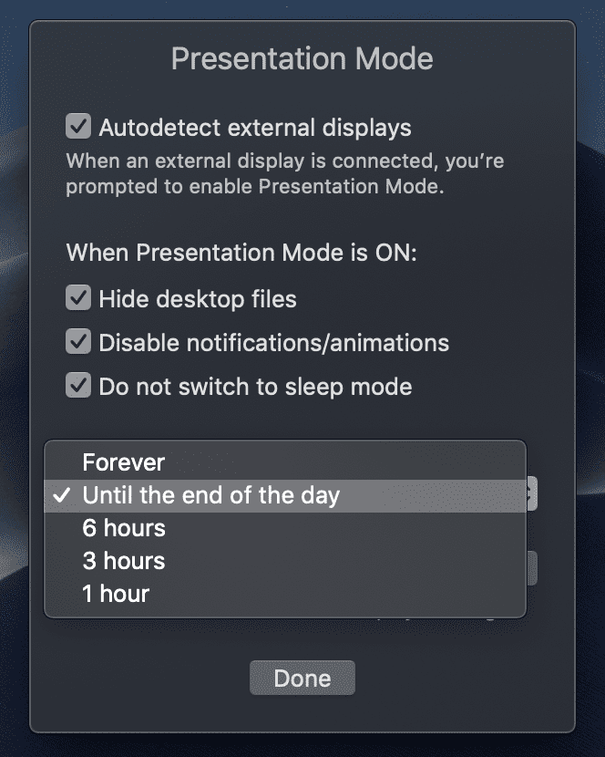 presentation macOS tool