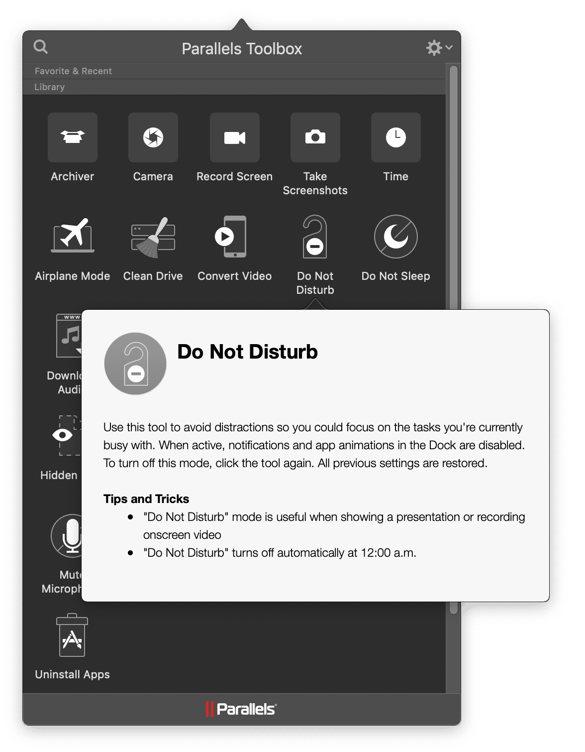 Do Not Disturb Presentation