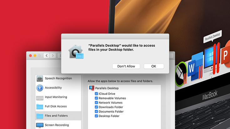 Why Does Parallels Desktop Need to Access Desktop, Documents, Downloads or iCloud?