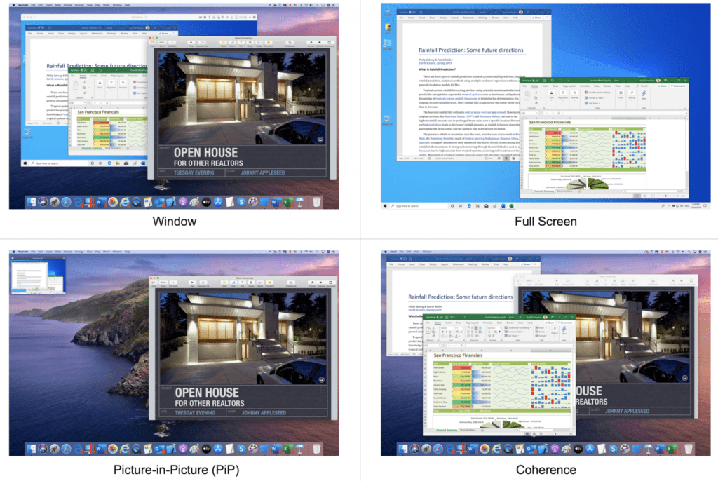 parallels for windows 10