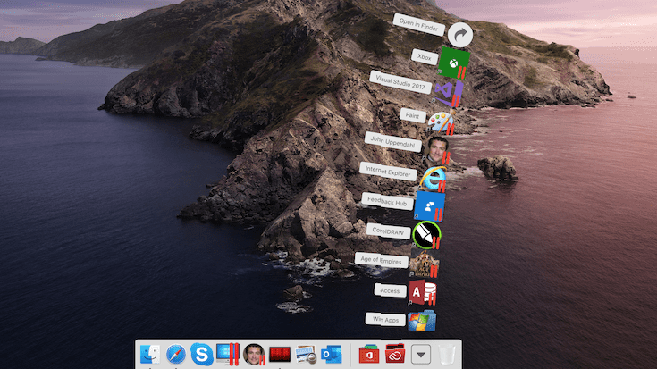Adding Many Full-Size Icons to the Mac Dock