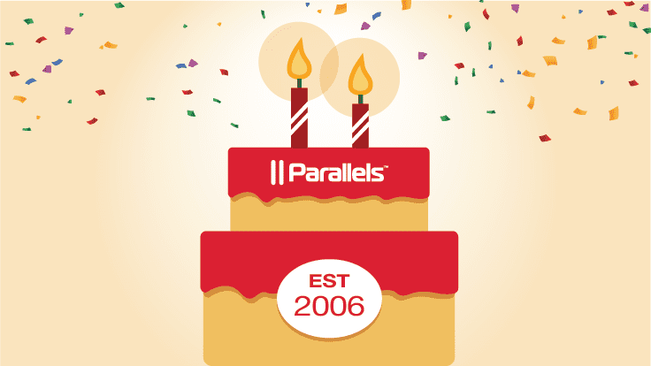 Celebrate the birthday of Parallels Desktop