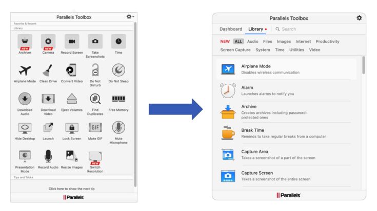 Introducing Parallels Toolbox 4.5 for Mac and Windows