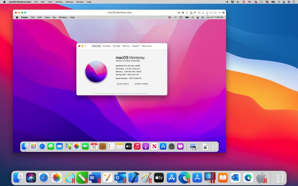 Yes, you can run macOS Monterey in a VM on Mac with Intel and