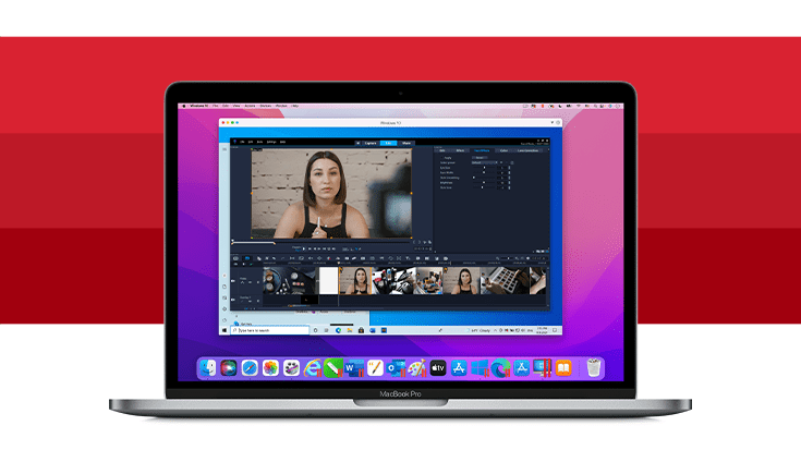 VideoStudio 2022 in Windows 11 Using Parallels Desktop for Mac