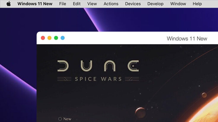 Playing “Dune: Spice Wars” on a Mac in Parallels Desktop