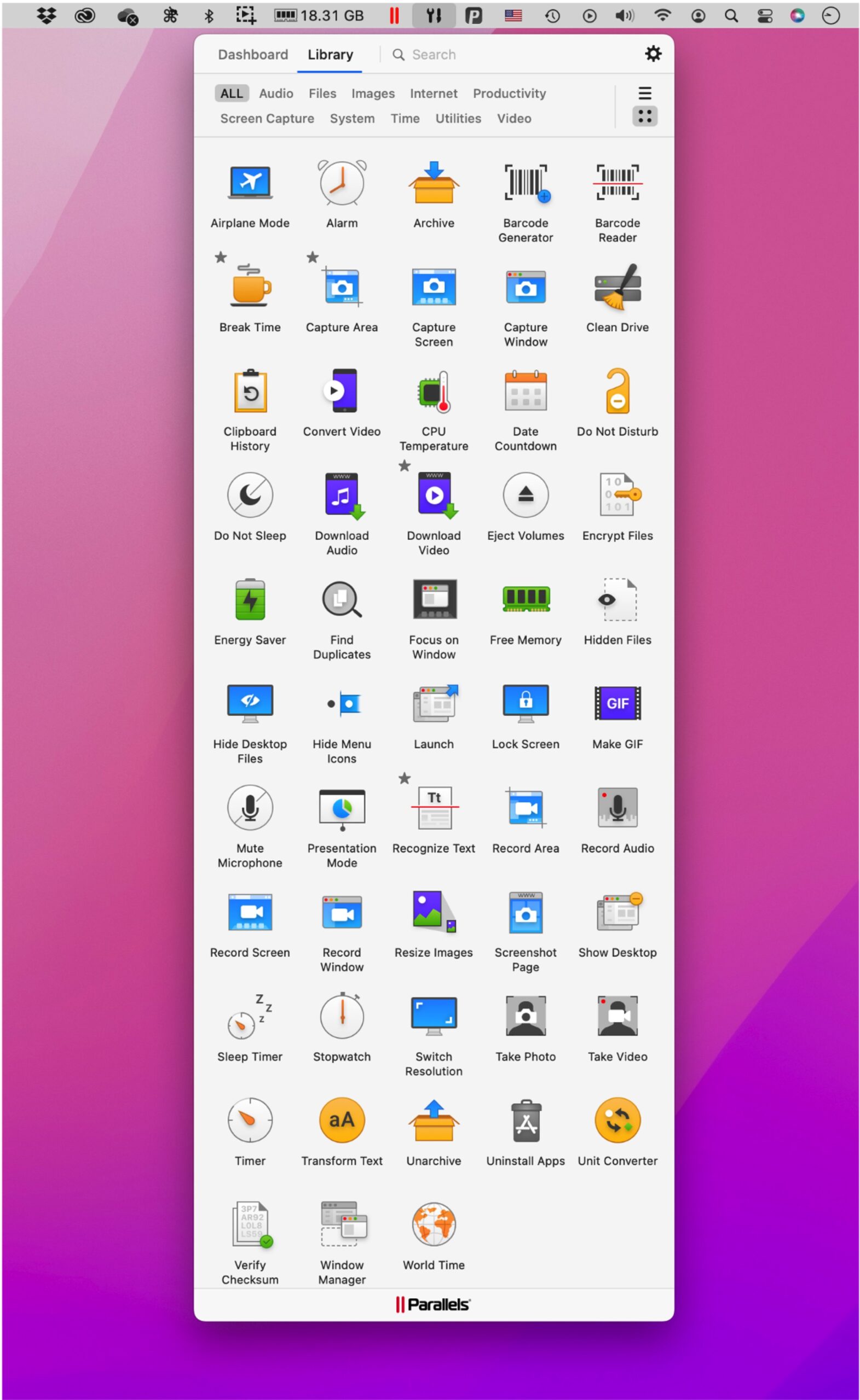 Parallels Toolbox 5.5 released! Parallels Blog