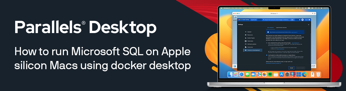 How to run Microsoft SQL on Apple silicon Macs using Docker Desktop
