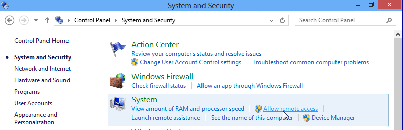 System properties